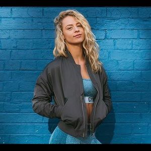 Gymshark Lo Bomber Jacket - Gray